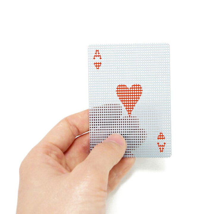 楽天市場】MICRO DOTS TRANSPARENT CARD マイクロ ドッツ トランスパレント カード トランプ 不思議 カードゲーム :  PLAY DESIGN PLAY