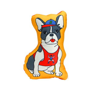 GWC C&D Nu NbV "hbO/IW" The Enjoy C&D Club Cushion "Dog/Orange" MIDORI KOMATSU plays with DETAIL INC. t`uhbO tu pCh @؂  ~h R}c