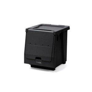 THOR �X�^�b�L���O �V�F���t�R���e�i�[ 20L THOR Stacking Shelf Container 20L �u���b�N ���C�g�O���[ �I���[�u �Z�b�g �R���e�i ���[ �{�b�N�X ��W �O�� �t�� �� �y����s�z
