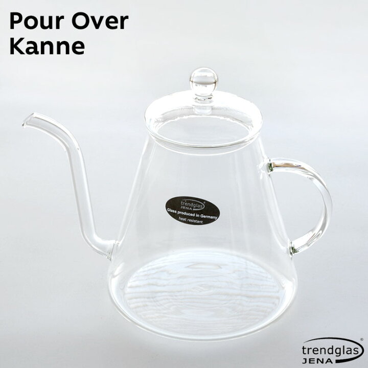 楽天市場】ポアーオーバーカンネ Trendglas-Jena Pour Over Kanne 1.2L 