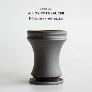 Alloy POT&SAUCER S (high) AC |bg&\[T[ S(high)TCY 90×H112mm 3 Aؔ 󂯎Mt }bg Vo[ubN O[   