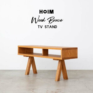 HOIM Wood Brace TV Stand �z�C�� �E�b�h �u���[�X TV�X�^���h TV�{�[�h TV�� �e�[�u�� �I �I�[�N ���Y ���{��