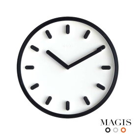 MAGIS TEMPO マジス テンポ ブラック/グレー/オレンジ 深澤 直人 直径30cm 掛時計 アイコン シンプル ギフト