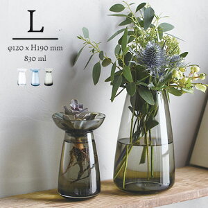 KINTO ANAJ`[x[X LTCY Lg[ AQUA CULTURE VASE NA/u[/O[ 120 x H190 mm / 830 ml