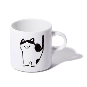 ANGLE �A���j���C�}�O �˂� ENNNUI MUG NEKO SHIRO/KURO/BUCHI �� ���� �}�O�J�b�v �A���O�� �L �l�R ��74×W100×H74mm
