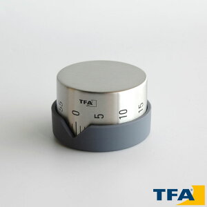 �A�i���O�L�b�`���^�C�}�[ TFA Analogue Kitchen Timer DOSTMANN �V���v�� �X�e�����X �h�X�g�}�� �h�C�c ��7 x H4.3 cm