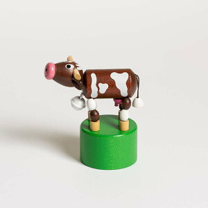 Ebf vbVAbv gC JE Wooden Push Up Toy Cow DETOA `FR ؐ IuWF  EV