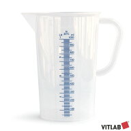 【 1000ml 】 VITLAB PP メジャーカップ ビットラボ ポリプロピレン ドイツ製 計量カップ 水差し