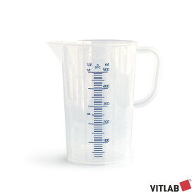 【 500ml 】 VITLAB PP メジャーカップ ビットラボ ポリプロピレン ドイツ製 計量カップ 水差し