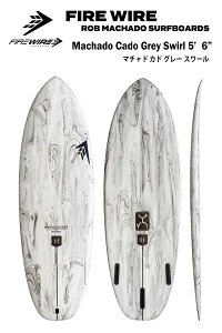 FIRE WIRE t@C[C[ROB MACHADO SURFBOARDSu}`h T[t{[hMACHADO CADO GREY SWIRL 5f6h}`h Jh O[ X[ 5'6"cCtB 2+1gC V[g{[hy EPSX