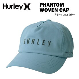 HURLEY ハーレーPHANTOM WOVEN CAPファントムキャップ 帽子水陸両用 紫外線対策速乾 ストレッチ素材