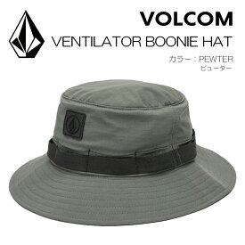 VOLCOM ボルコムVENTILATOR BOONIE HATベンティレーター ブーニー ハットPEWTERカラーキャップ 帽子FLEXFIT フレックスフィット