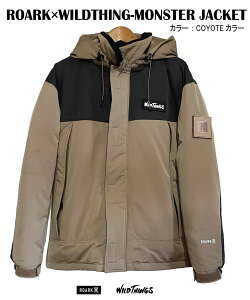 ROARK ���A�[�NROARK × WILDTHINGS - MONSTER JACKET���C���h�V���O�X�_�E���W���P�b�g ���������h�� �h���T�[�t �T�[�t�B�� �X�P�[�g�L�����v �A�E�g�h�AROARK REVIVAL ���A�[�N ���o�C�o��