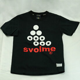 【スボルメ　Tシャツ】半袖　ジュニア　クラシックロゴTシャツ　BLK/ブラック　1191-23900 サッカー　フットサル　svolme　アパレル