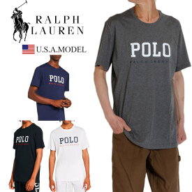 ラルフローレン Tシャツ ロゴ 綿 メンズ コットン クルーネック 丸首 RALPH LAUREN アメカジ カッコイイ オシャレ ブランド ブラック ネイビー ホワイト グレー カットソー トップス インナー 誕生日プレゼント バレンタインプレゼント