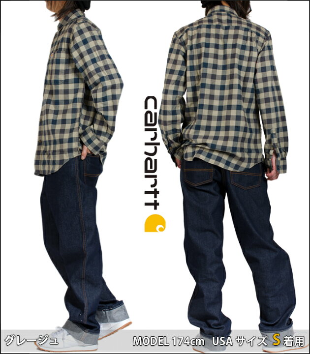 楽天市場】CARHARTT カーハート チェック柄 長袖 シャツ ネルシャツ 