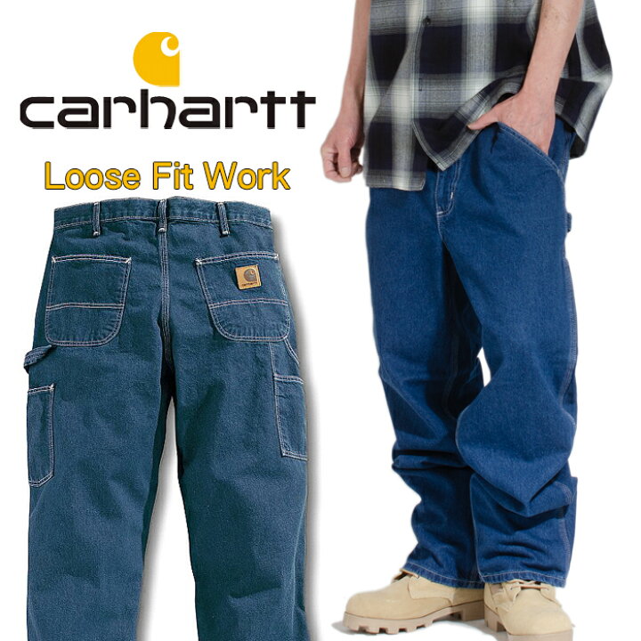 楽天市場】カーハート デニムパンツ CARHARTT ダブルルーズフィット 