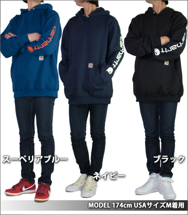 楽天市場】Carhartt カーハート MIDWEIGHT HOODED LOGO SWEATASHIRT 