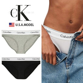 カルバンクライン レディース 下着 ビキニ CK ショーツ パンツ Calvin Klein M L LL下着 肌着 インナー 正規 アメカジ ストリート系 USA ファッションブランド プチ 誕生日プレゼント ブラック 黒 グレー モダン アンダーウェア プレゼント