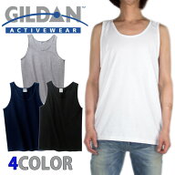 USAモデル GILDAN ギルダン タンクトップ レディース メンズ 無地 Cotton 6.00oz 綿100% 大きいサイズ ヒ…