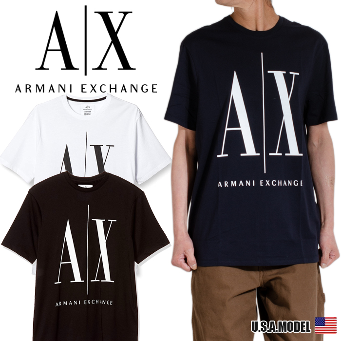 楽天市場】アルマーニ エクスチェンジ ロゴ Tシャツ ARMANI EXCHANGE T