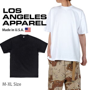 USA�R�b�g�� LOS ANGELES APPAREL ���T���[���X�A�p���� 1801GD 6.5�I���X �K�[�����g�_�C ���� �N���[�l�b�NT�V���c MADE IN USA ���蔼��T�V���c �傫�߂̃T�C�W���O ������� �u�����h ������� �����Y
