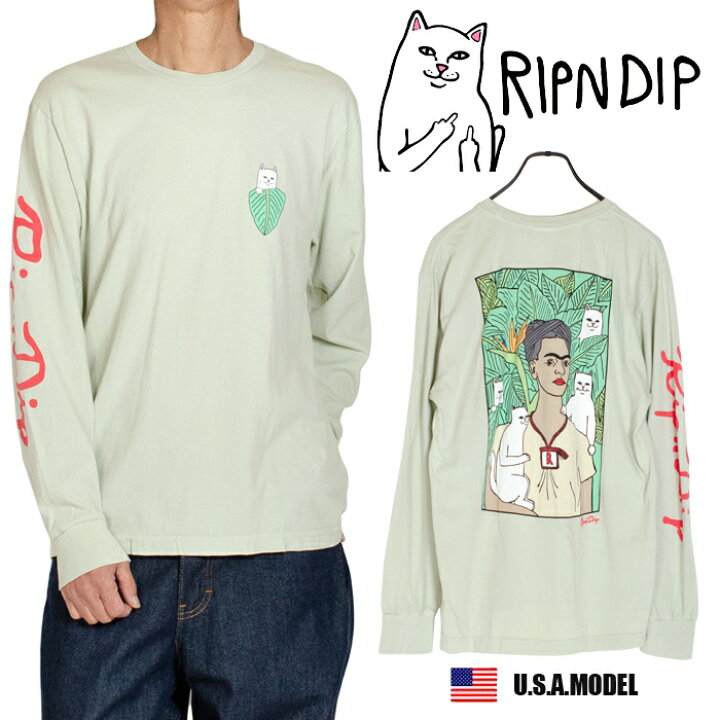 楽天市場】リップンディップ 長袖Tシャツ メンズ レディース RIPNDIP 