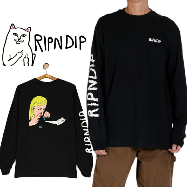 楽天市場】リップンディップ 長袖Tシャツ メンズ レディース RIPNDIP 