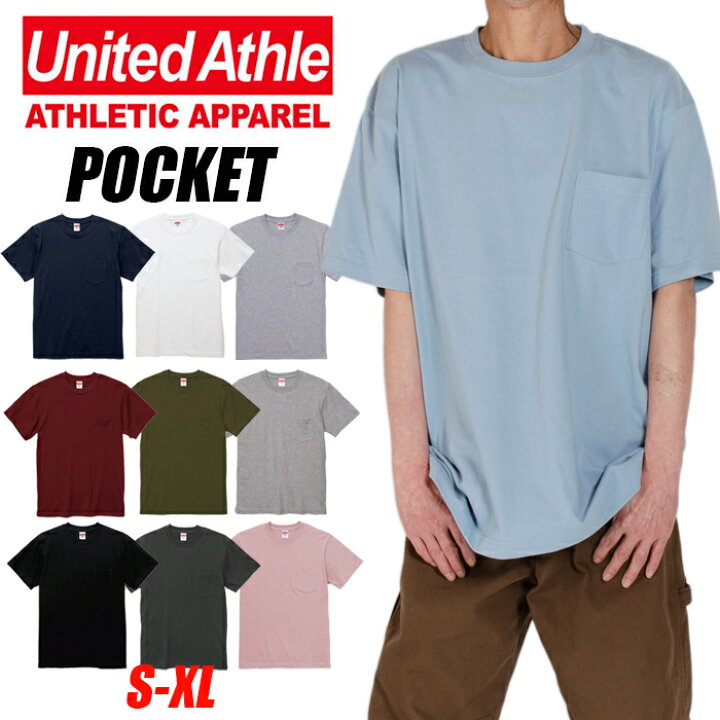 楽天市場】ポケット Tシャツ 半袖 無地 メンズ レディース UNITED 