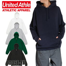 スウェット 無地 パーカー United Athle ユナイテッドアスレ メンズ レディース 10.0oz 5204-01 プルオーバー 裏パイル 綿 コットン 秋 冬 春 大きいサイズ グレー ブラック ホワイト ネイビー S M L XL 大きめ ビッグシルエット ビッグパーカー 父の日プレゼント