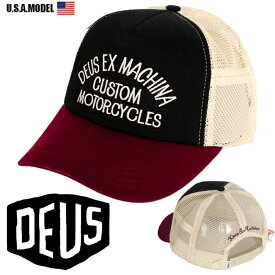 デウスエクスマキナ キャップ DEUS EX MACHINA スナップバック メッシュキャップ メンズ レディース 帽子 アウトドア ブランド おしゃれ 山登り スポーツ 自転車 バレンタインプレゼント