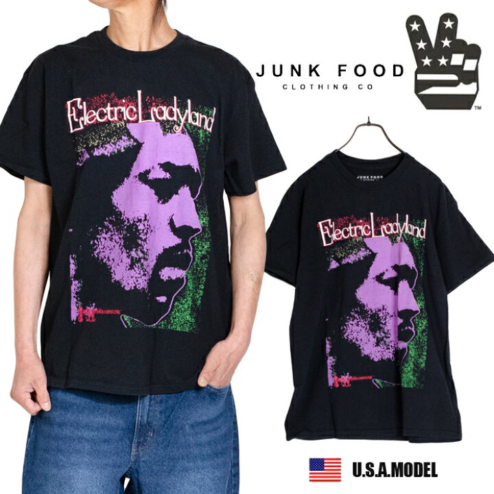 楽天市場】ジャンクフード 半袖Tシャツ JimiHendrix ElectricLadyLand 