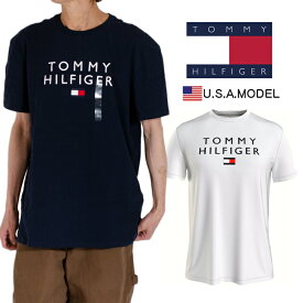 トミーフィルフィガー Tシャツ TOMMY HIILFIGER 半袖Tシャツ メンズ レディース Tシャツ T USAモデル 大きいサイズ ヒップホップ ダンス ストリート ネイビー ホワイト 紺 白 S M L XL オーバーサイズ ビッグシルエット プレゼント