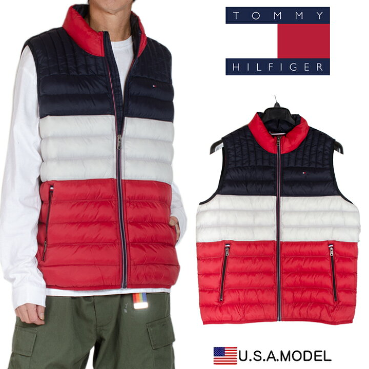 楽天市場】トミーヒルフィガー ベスト TOMMY HILFIGER 中綿ジャケット 
