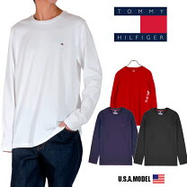 楽天市場】tommy hilfiger 長袖tシャツ（カラーレッド）（トップス 