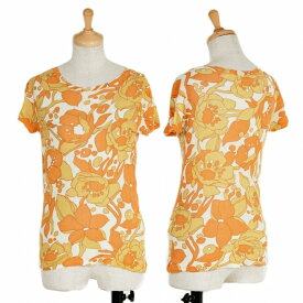 【SALE】ワイズY's フラワープリントTシャツ オレンジカラシ他3【中古】 【レディース】