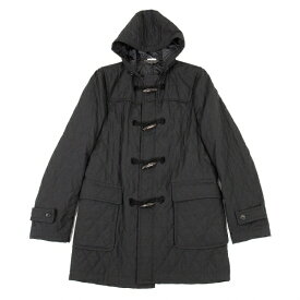 コムデギャルソン オムプリュスCOMME des GARCONS HOMME PLUS ダイヤキルティングダッフルコート 黒L【中古】 【メンズ】