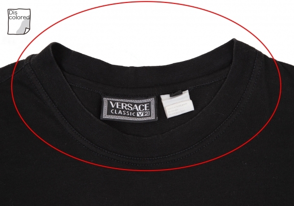 楽天市場】ヴェルサーチクラシックVERSACE CLASSIC V2 ロゴ刺繍Tシャツ 