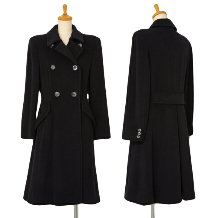 スポーツマックス SPORTMAX コート ウール ネイビー レディース 中古  