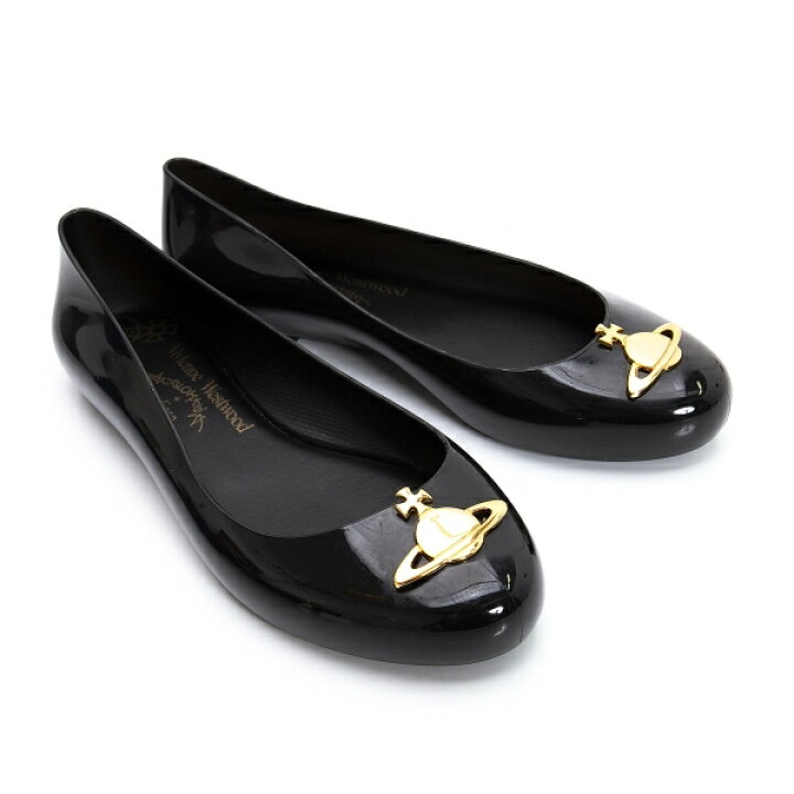 ヴィヴィアンウエストウッド アングロマニア×メリッサVivienne Westwood ANGLOMANIA×melissa メタルオーブラバーパンプス 黒【中古】 【レディース】 | PLAYFUL
