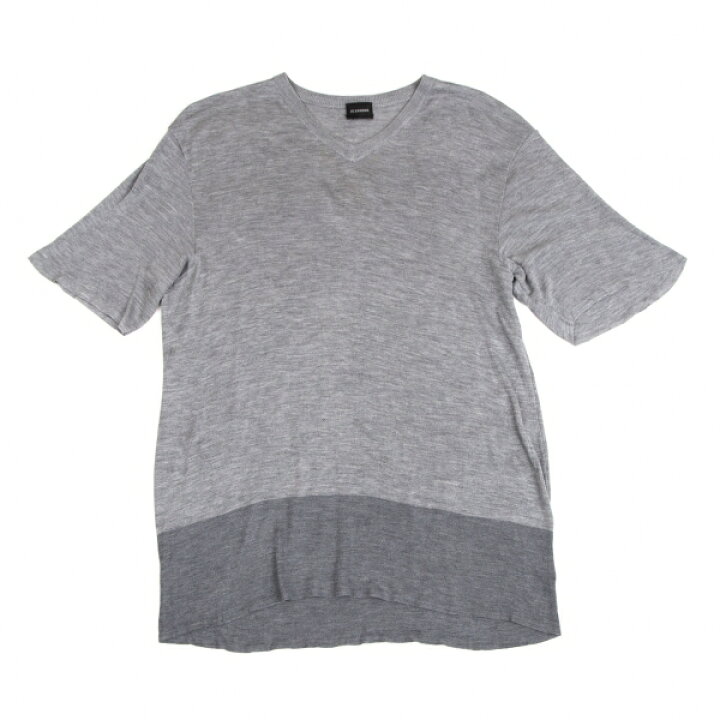 楽天市場】【中古】 ジルサンダーJIL SANDER シルクバイカラーVネック 