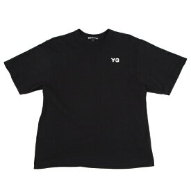ワイスリーY-3 コットンロゴ刺繍ヘビージャージーTシャツ 黒M【中古】 【メンズ】