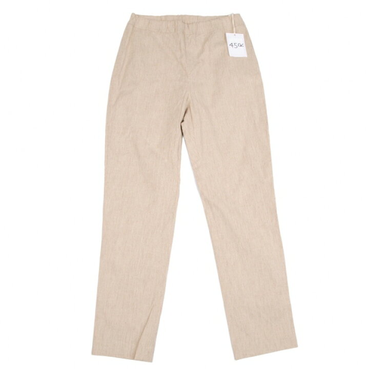 楽天市場】【中古】 45R コットンリネンストレッチパンツ ベージュ1 