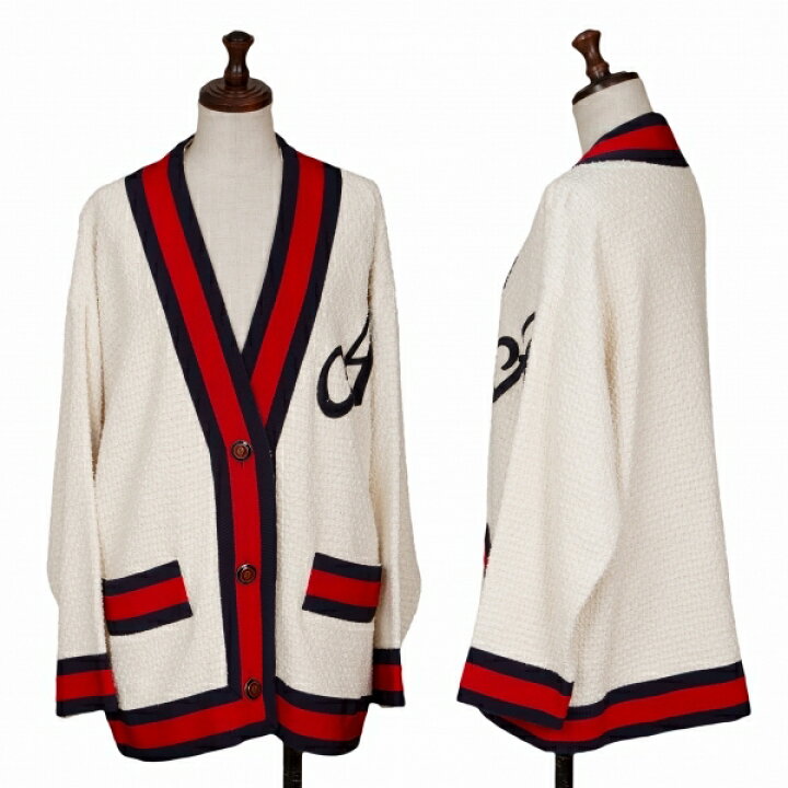 楽天市場】【中古】 グッチGUCCI シェリーラインツイードセットアップ  