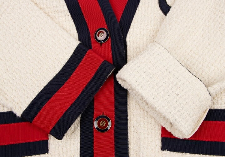 楽天市場】【中古】 グッチGUCCI シェリーラインツイードセットアップ  