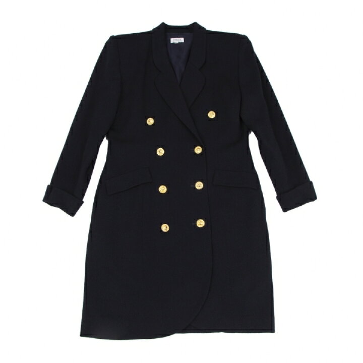 楽天市場】【中古】 フォクシーFOXEY 金ボタンダブルブレストロング 