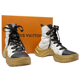 ルイヴィトンLouis Vuitton アークライトハイカットスニーカー 白ゴールド40(25位)【中古】 【メンズ】