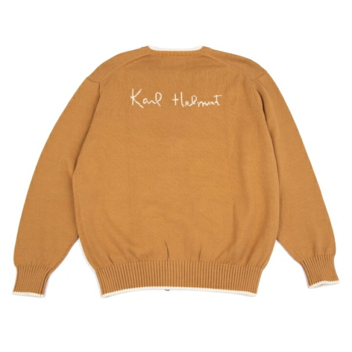 楽天市場】【中古】 カールヘルムKarl Helmut ロゴインターシャニット 