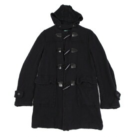 コムデギャルソン オムプリュス エバーグリーンCOMME des GARCONS HOMME PLUS EVER GREEN ウール縮絨ダッフルコート 紺S【中古】 【メンズ】