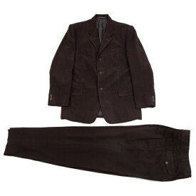 ヨウジヤマモト コスチュームドオムYohji Yamamoto COSTUME D' HOMME コーデュロイセットアップスーツ 茶S【中古】 【メンズ】